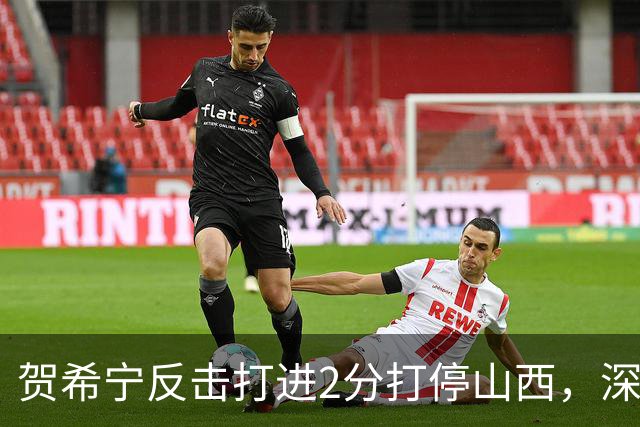 贺希宁反击打进2分打停山西，深圳目前仅落后1分